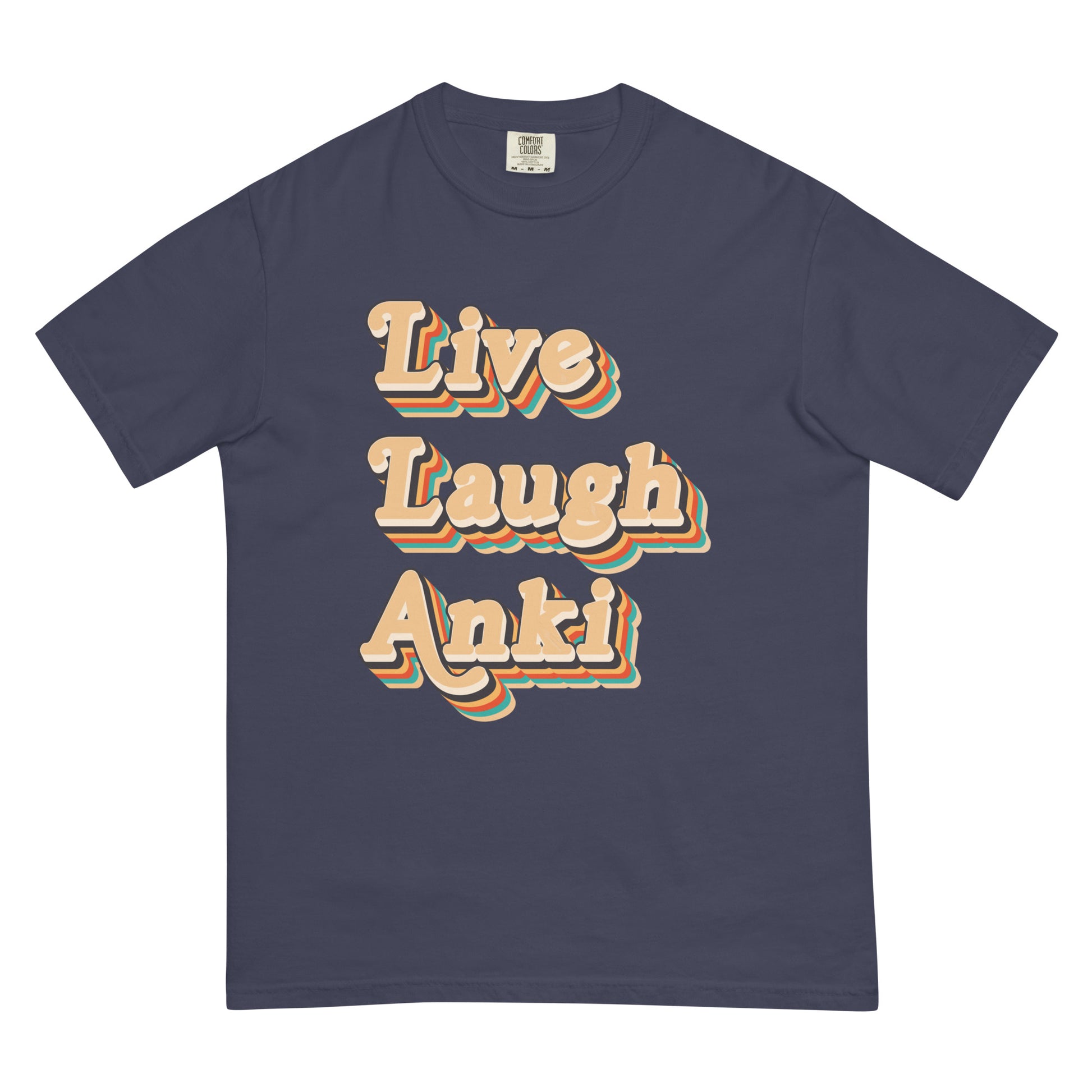 Live Laugh Anki Premium Cotton Tee - Medup
